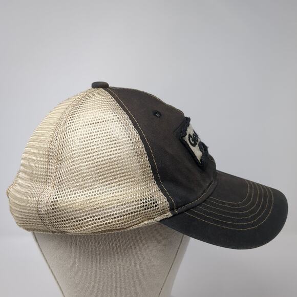 Georgia Boot Snapback Mesh Back Trucker Hat Black One Size Adjustable - Picture 5 of 8